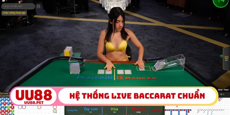 Hệ thống live Baccarat chuẩn
